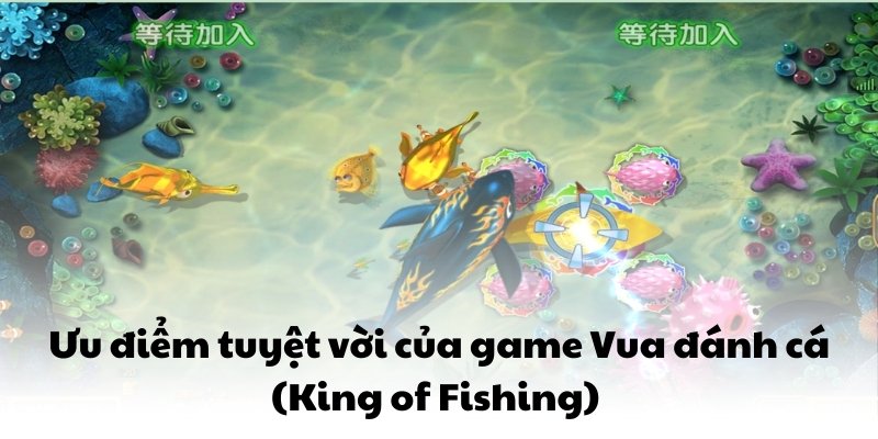 Ưu điểm tuyệt vời của game Vua đánh cá (King of Fishing) 